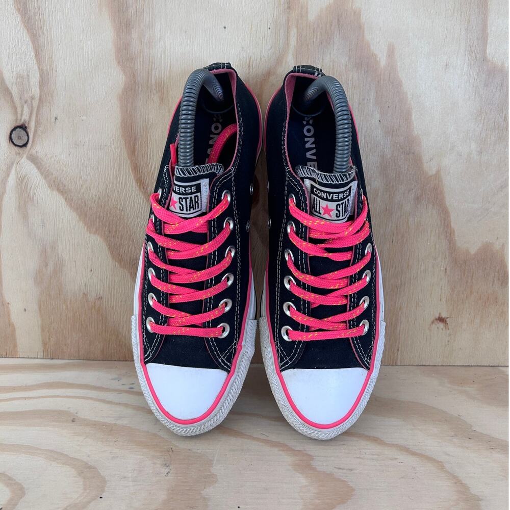 Converse All Star - CT Low Top - Sneakers - Black/Pink - Women's - 7.5 - 564346F - Picture 7 of 9
